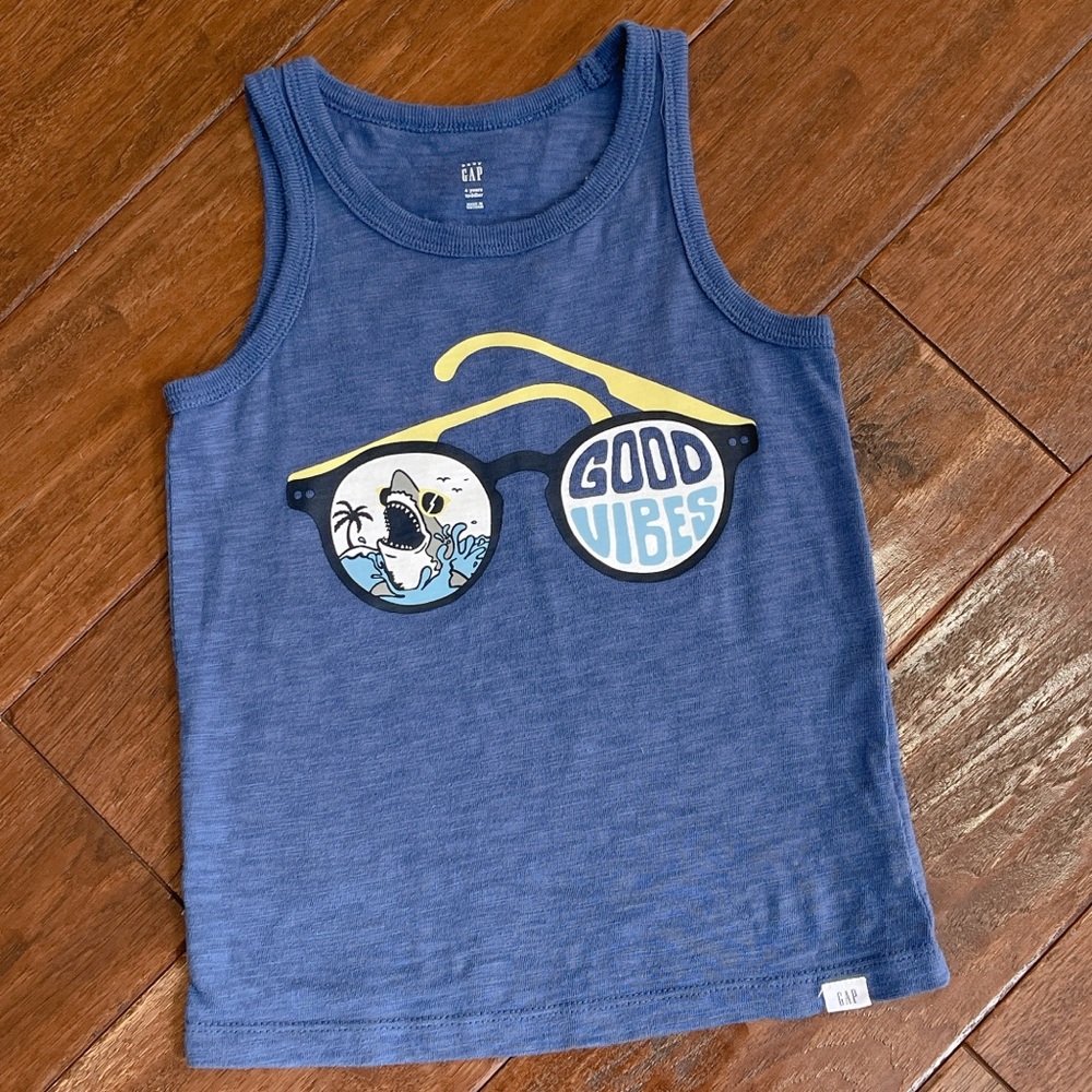 Navy Gap Kids Boys Tank 4t
